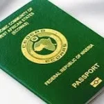 Nigeria’s passport. Photo: FG
