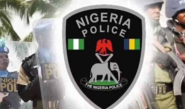 Police emblem. NPF